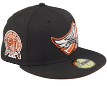 Los Angeles Angels Operator 59FIFTY Black/Orange Fitted - New Era