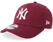 Kids New York Yankees League Essential 9FORTY Car/White Adjustable
