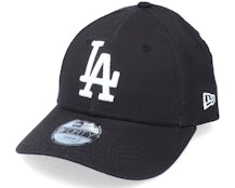 Kids Los Angeles Dodgers League Essential 9FORTY Black/White Adjustable - New Era
