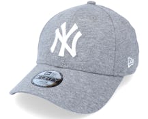 Kids New York Yankees Jersey Essential 9FORTY Heather Grey/White Adjustable - New Era