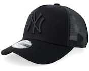 Kids New York Yankees Clean 9FORTY A-Frame Black Trucker
