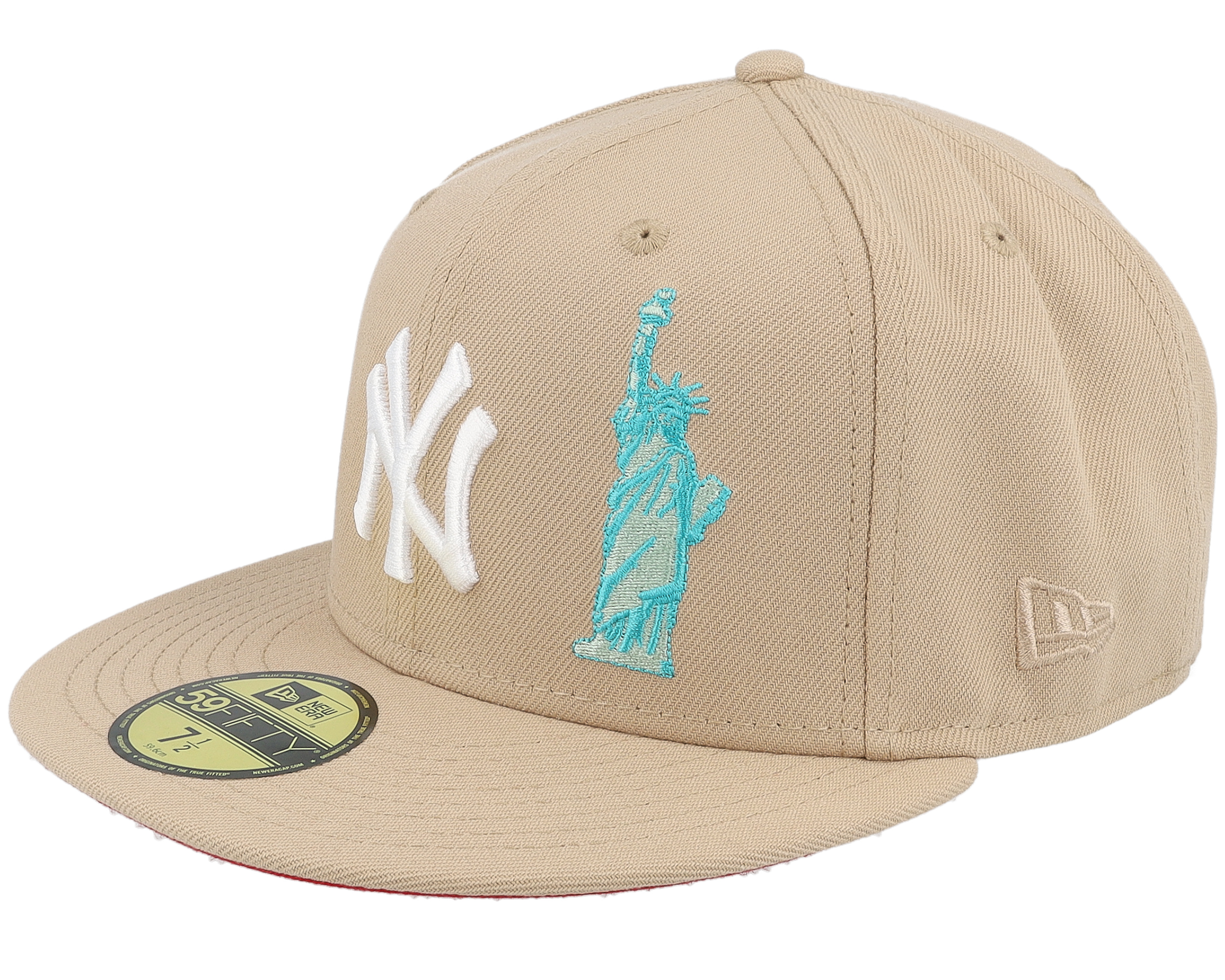 New York Yankees Scoreboard 59FIFTY Statue Of Liberty Camel Fitted