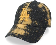 Los Angeles Dodgers Wash Canvas Black/Wheat Dad Cap - New Era