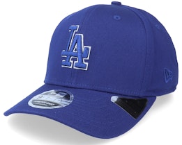 Los Angeles Dodgers Team Outline 9FIFTY Royal/Royal Adjustable - New Era