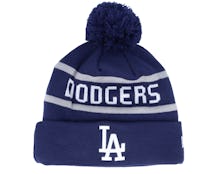 Los Angeles Dodgers Jake Cuff Knit Dry Royal Pom - New Era