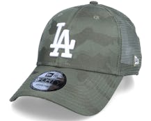 Los Angeles Dodgers Home Field 9FORTY Olive Camo/White Trucker - New Era