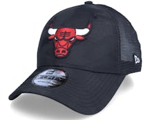 Chicago Bulls Home Field 9FORTY Black Camo Trucker - New Era