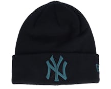 Kids New York Yankees League Essential Knit Black/Petrol Cuff - New Era