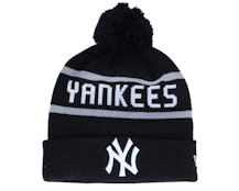 Kids New York Yankees Jake Cuff Knit Black Pom - New Era