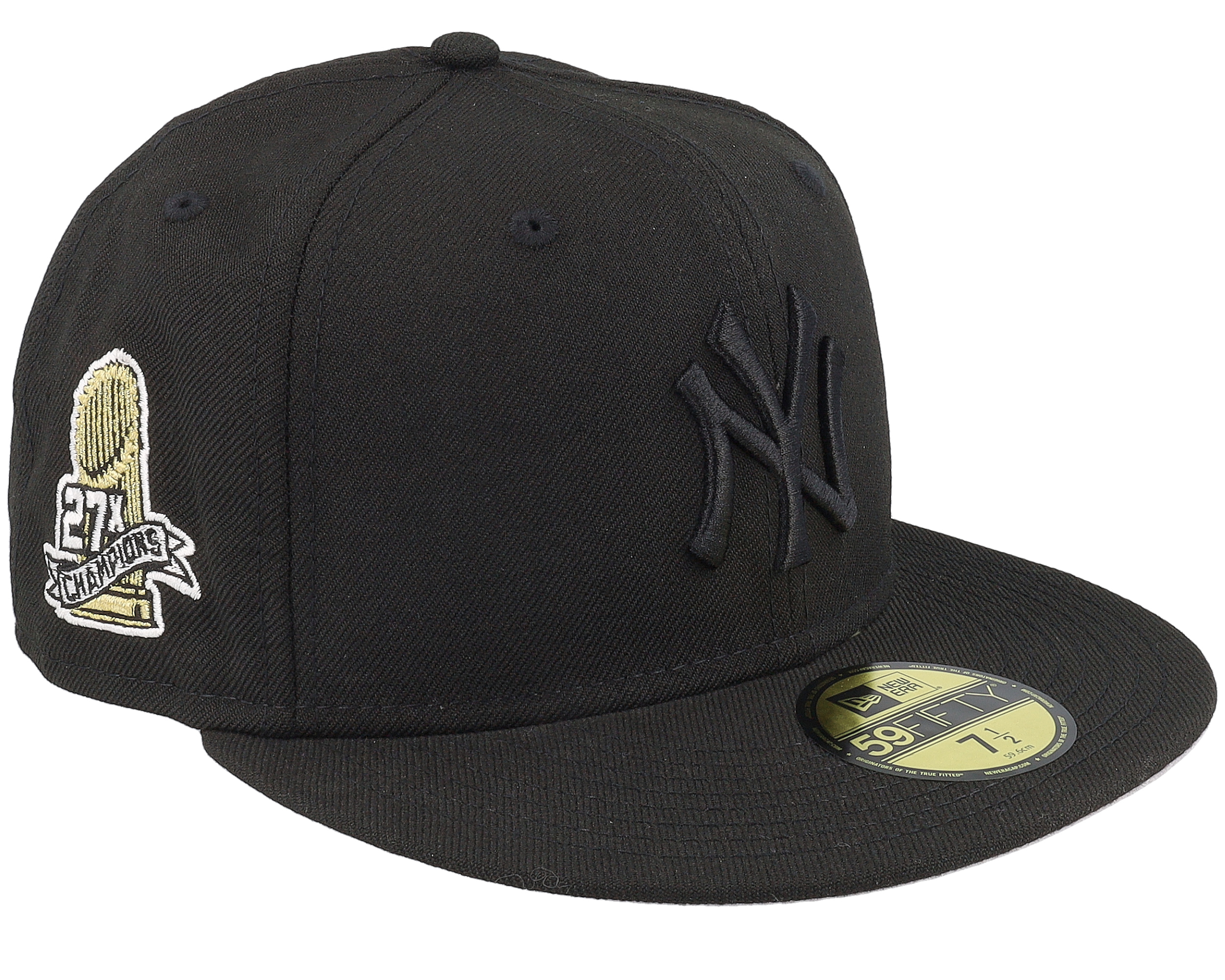 New York Yankees Midnight Luxe 59FIFTY Black/Black Fitted - New
