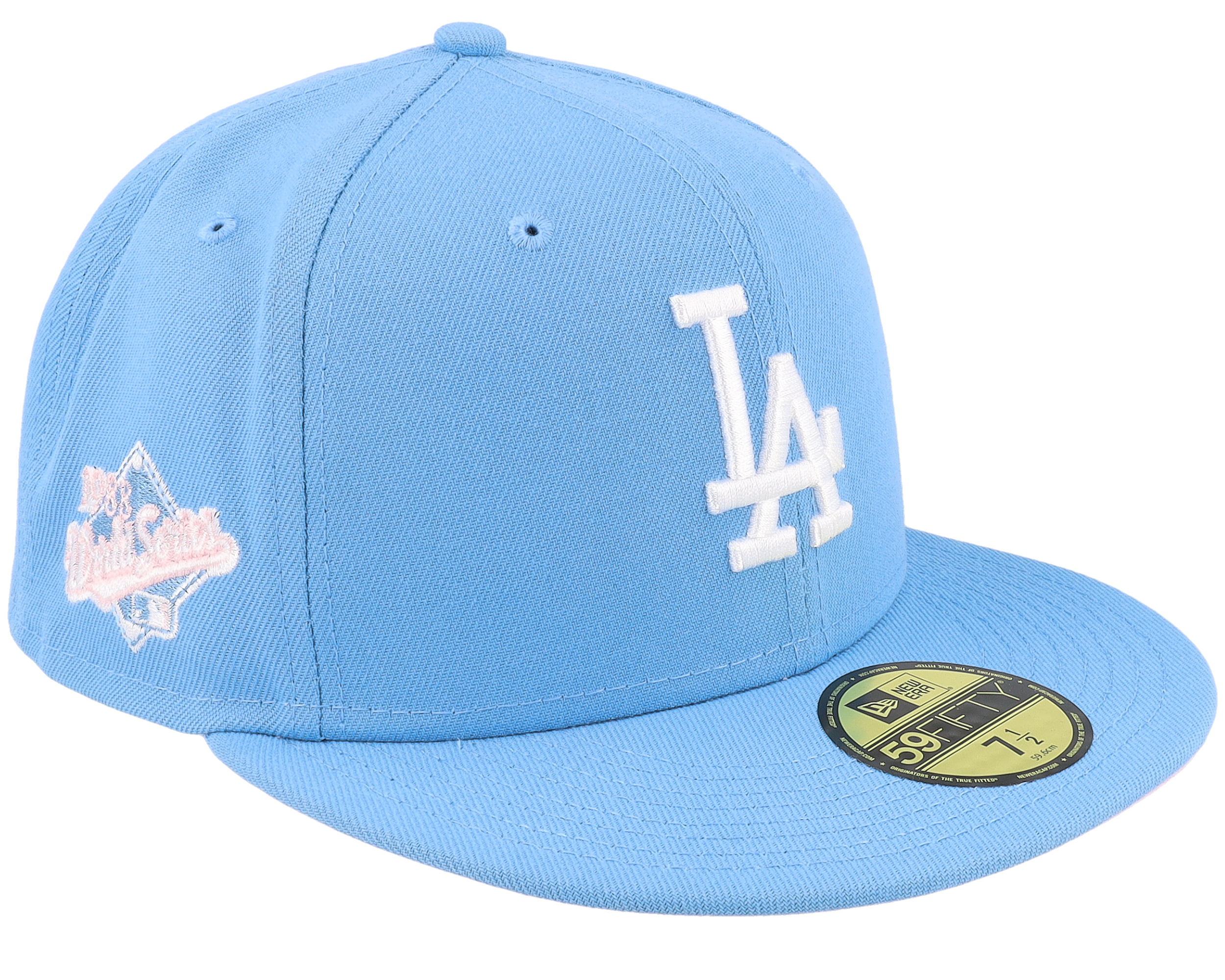Los Angeles Dodgers Pink Cloud 59FIFTY World Series 88 Sky/Pink