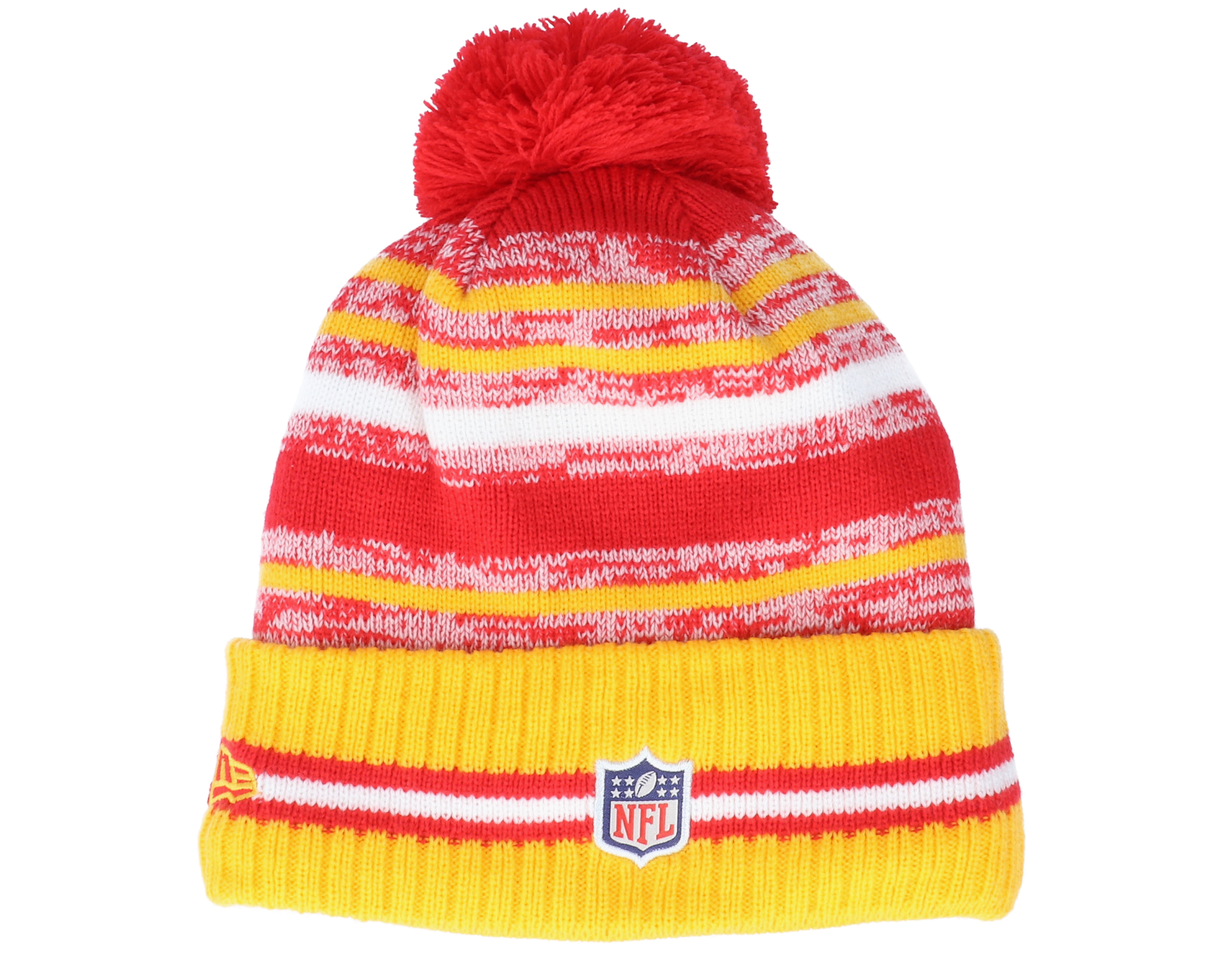 RARE Vintage 2014 deals NFL Kansas City Chiefs Sideline Pom Beanie NWT