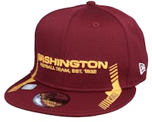 Washington Commanders NFL21 Side Line 9FIFTY Maroon Snapback - New Era
