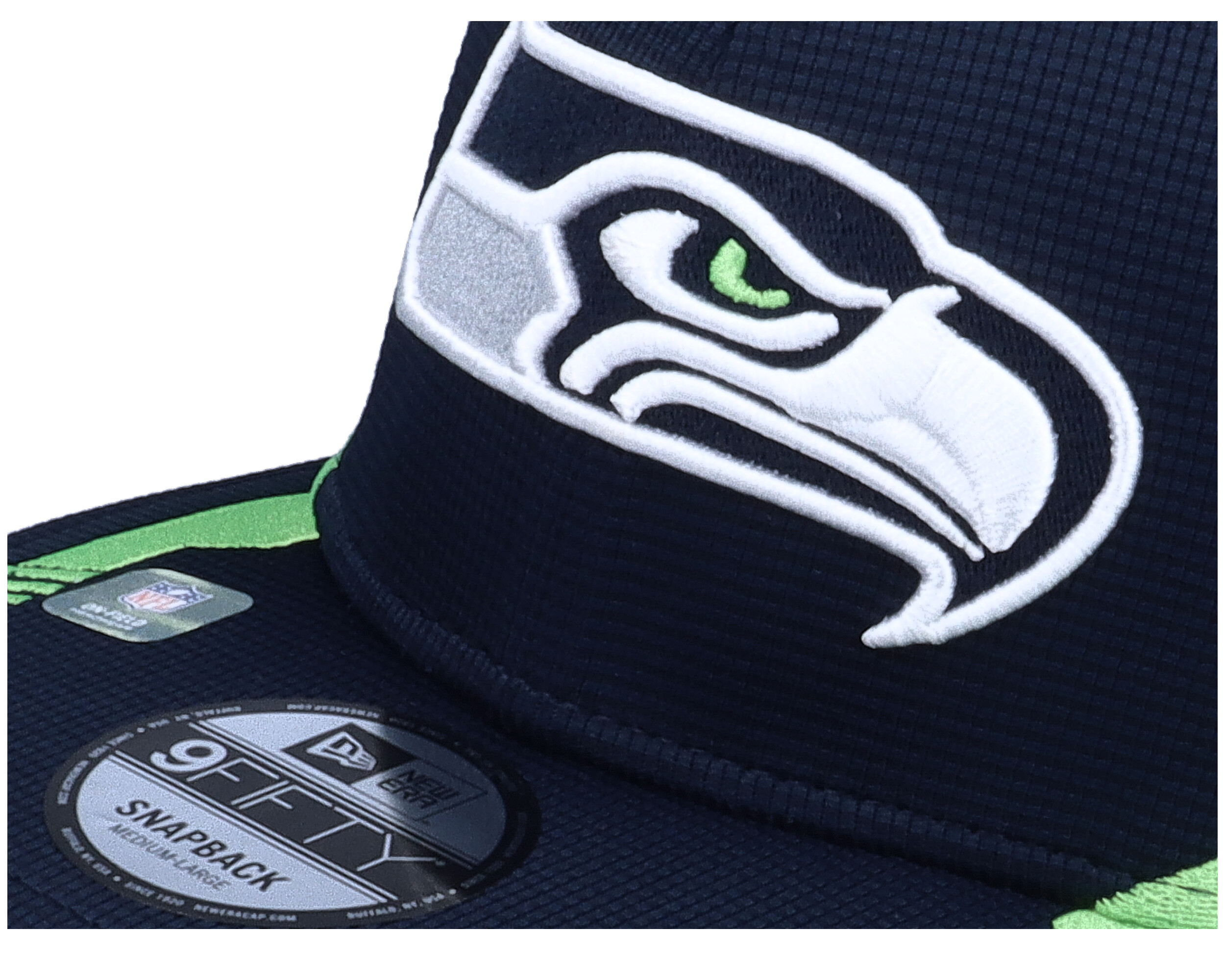 Seattle Seahawks NFL21 Side Line 9FIFTY Navy Snapback