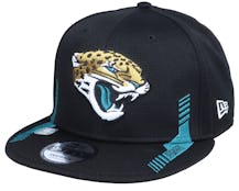 Jacksonville Jaguars NFL21 Side Line 9FIFTY Black Snapback - New Era