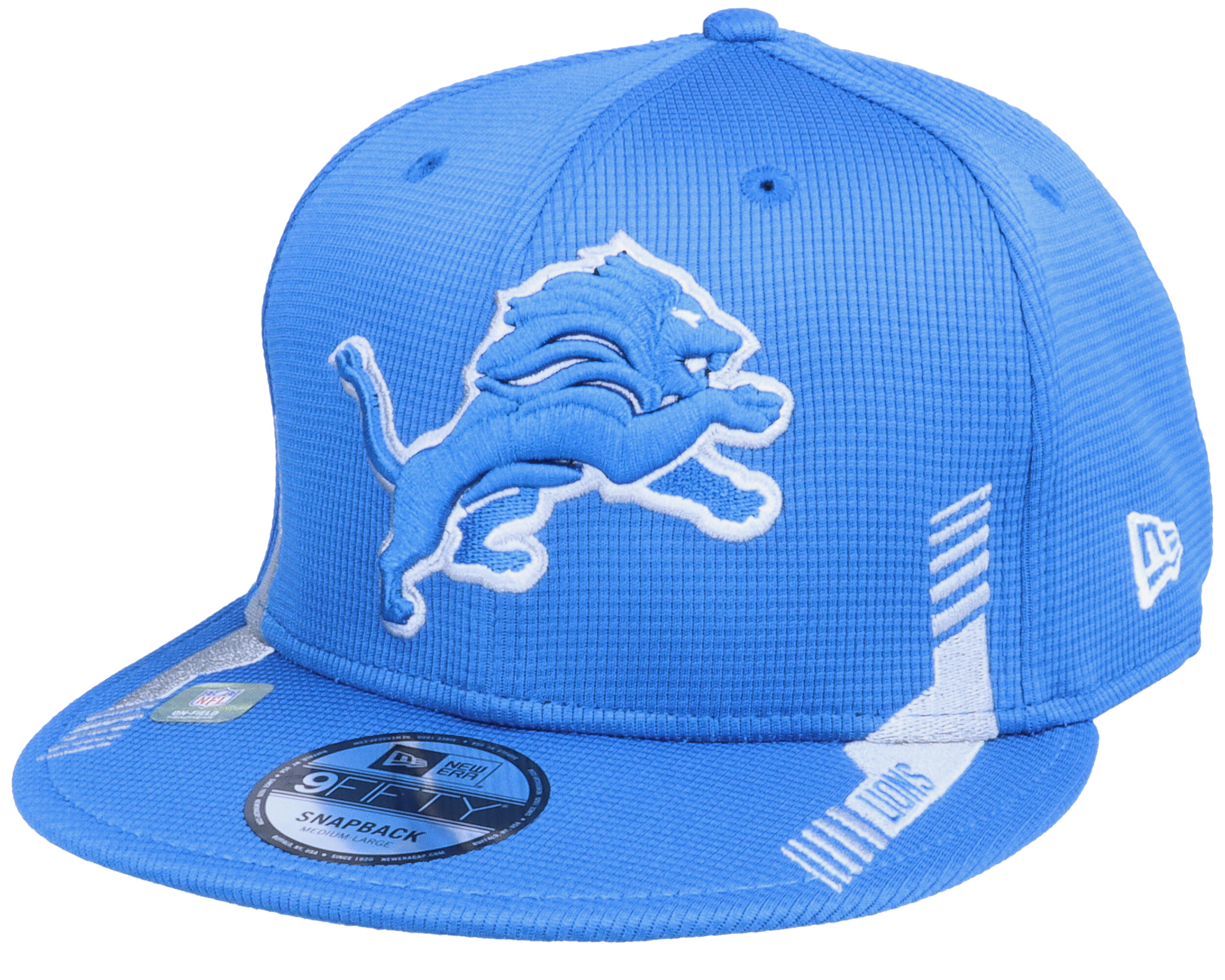 Detroit Lions NFL21 Side Line 9FIFTY Royal Snapback - New Era cap ...