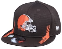 Cleveland Browns NFL21 Side Line 9FIFTY Brown Snapback - New Era