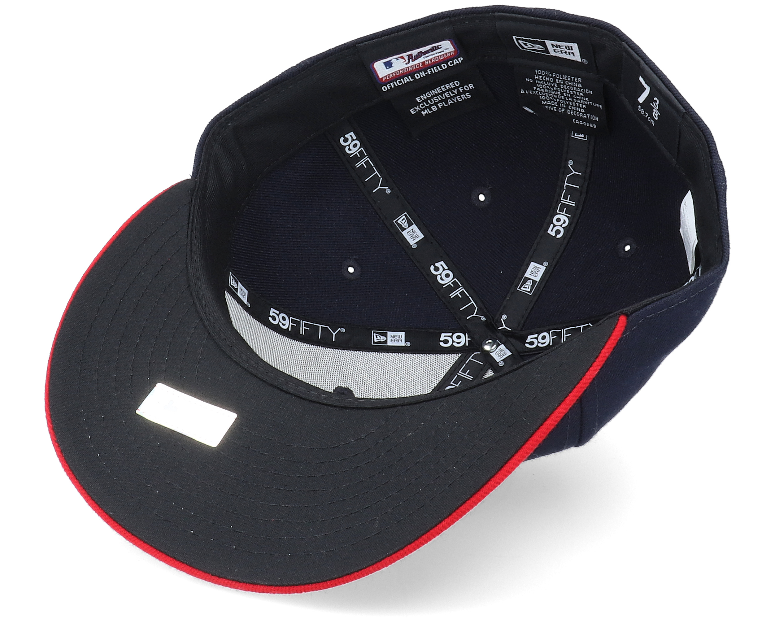Atlanta Braves MLB Low Profile 59Fifty Authentic Navy/Red