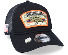 Denver Broncos NFL Salute To Service 9TWENTY Black/Camo Trucker - New Era