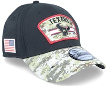 Houston Texans NFL21 Salute To Service 39THIRTY Houtex Black/Camo Flexfit - New Era