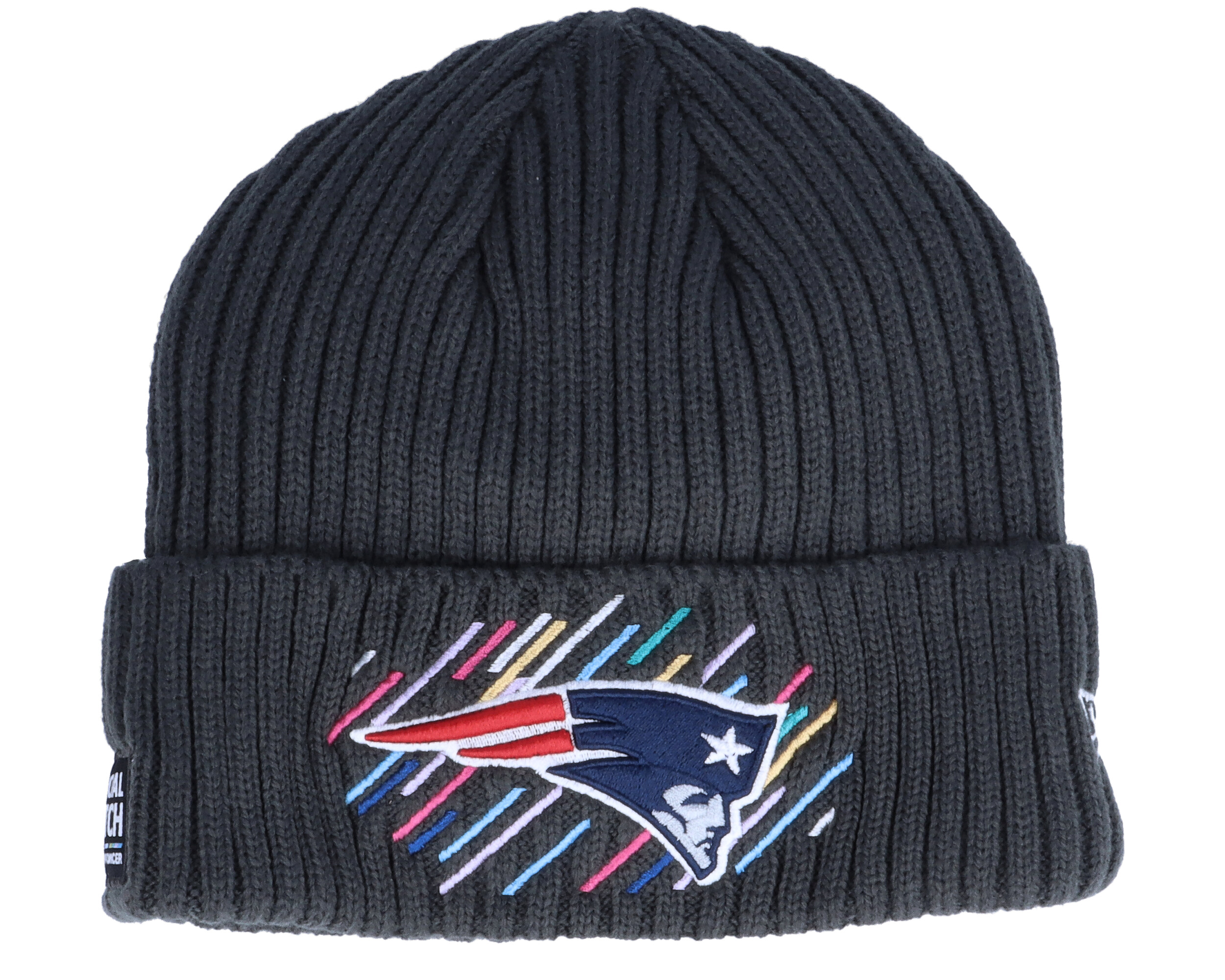 New England Patriots NFL21 Crucial Catch Knit Dark Grey Cuff - New Era  beanie