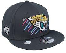 Jacksonville Jaguars NFL21 Crucial Catch 9FIFTY Dark Grey Snapback - New Era