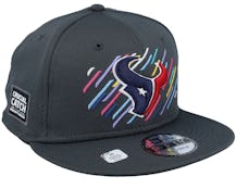Houston Texans NFL21 Crucial Catch 9FIFTY Dark Grey Snapback - New Era