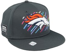 Denver Broncos NFL21 Crucial Catch 9FIFTY Dark Grey Snapback - New Era