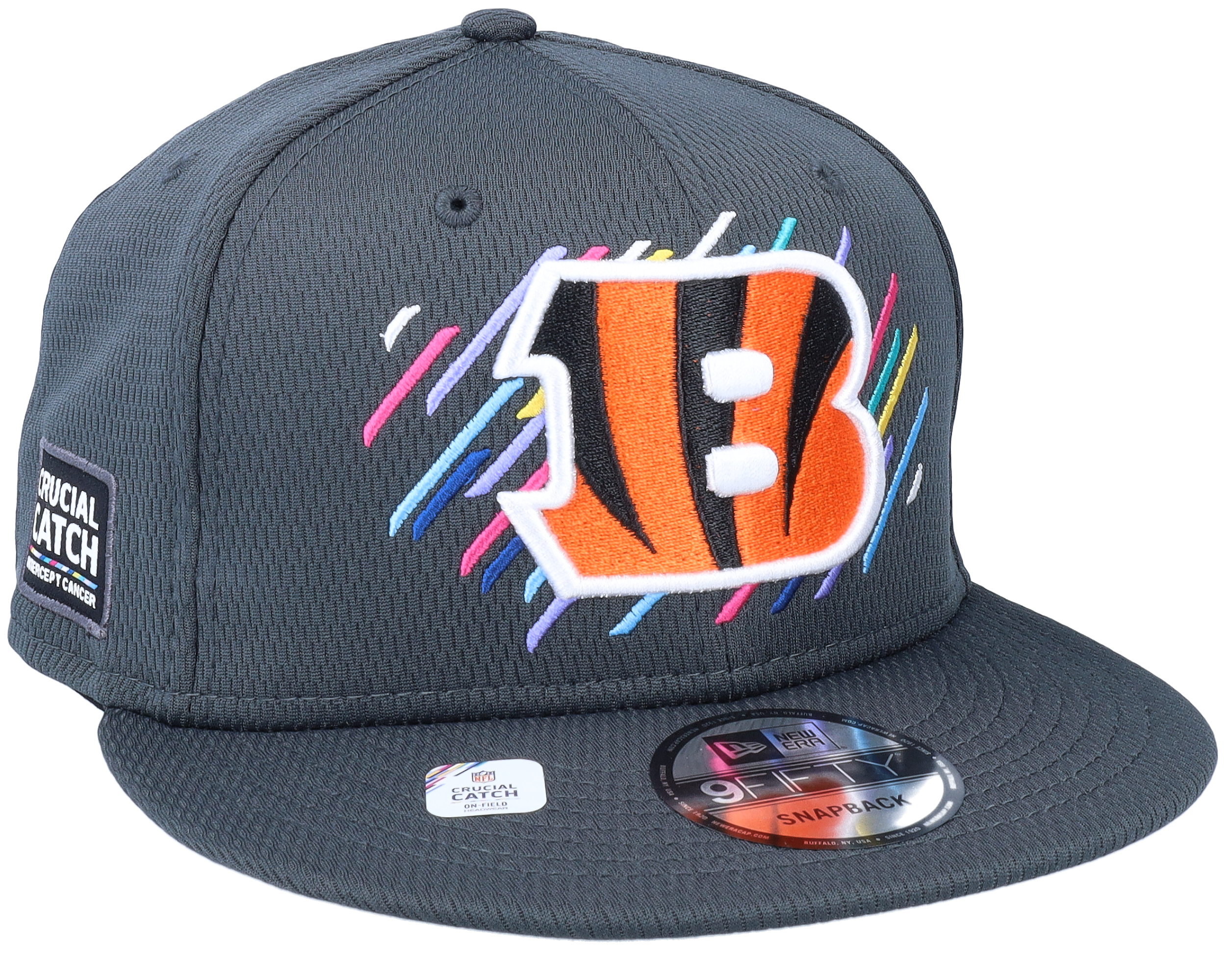 Cincinnati Bengals Crucial Catch Grey 59FIFTY Cap