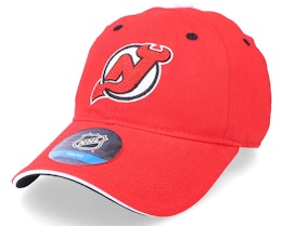 Kids New Jersey Devils Fashion Logo Slouch Red Dad Cap - Outerstuff