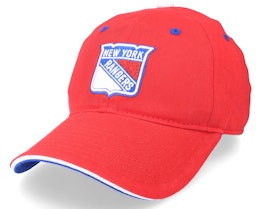 Kids New York Rangers Fashion Logo Slouch Red Dad Cap - Outerstuff