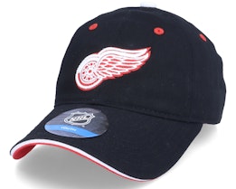 Kids Detroit Red Wings Fashion Logo Slouch Uni.Black/Red Dad Cap - Outerstuff