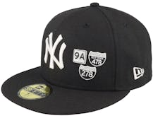 Late Night Drive 59FIFTY Black/White/Pink Fitted - New Era