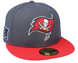 Tampa Bay Buccaneers NFL 59FIFTY Charcoal/Red Fitted - New Era