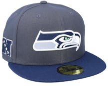 Seattle Seahawks NFL 59FIFTY Charcoal/Navy Fitted - New Era