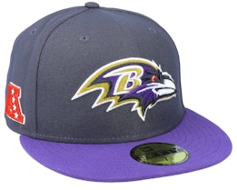 Baltimore Ravens NFL 59FIFTY Charcoal/Purple Fitted - New Era