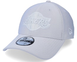 Los Angeles Lakers Mono Team Colour 9FORTY Grey Adjustable - New Era