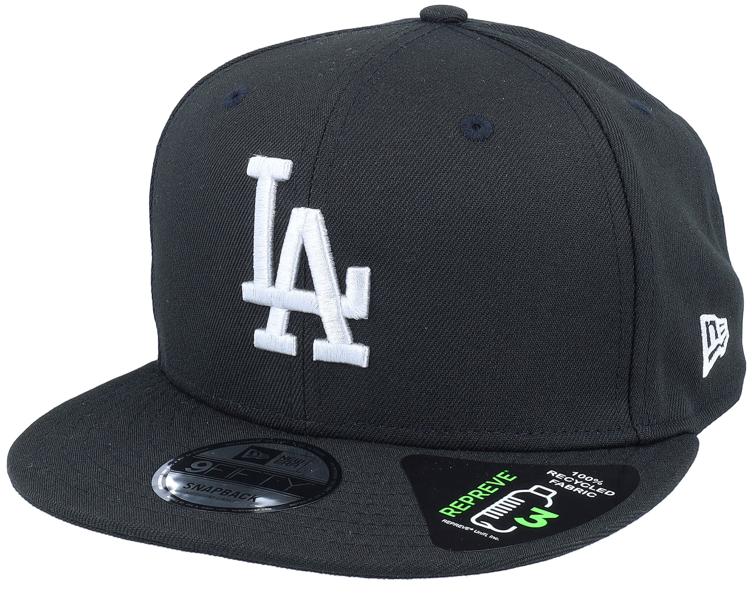 low profile dodgers hat black