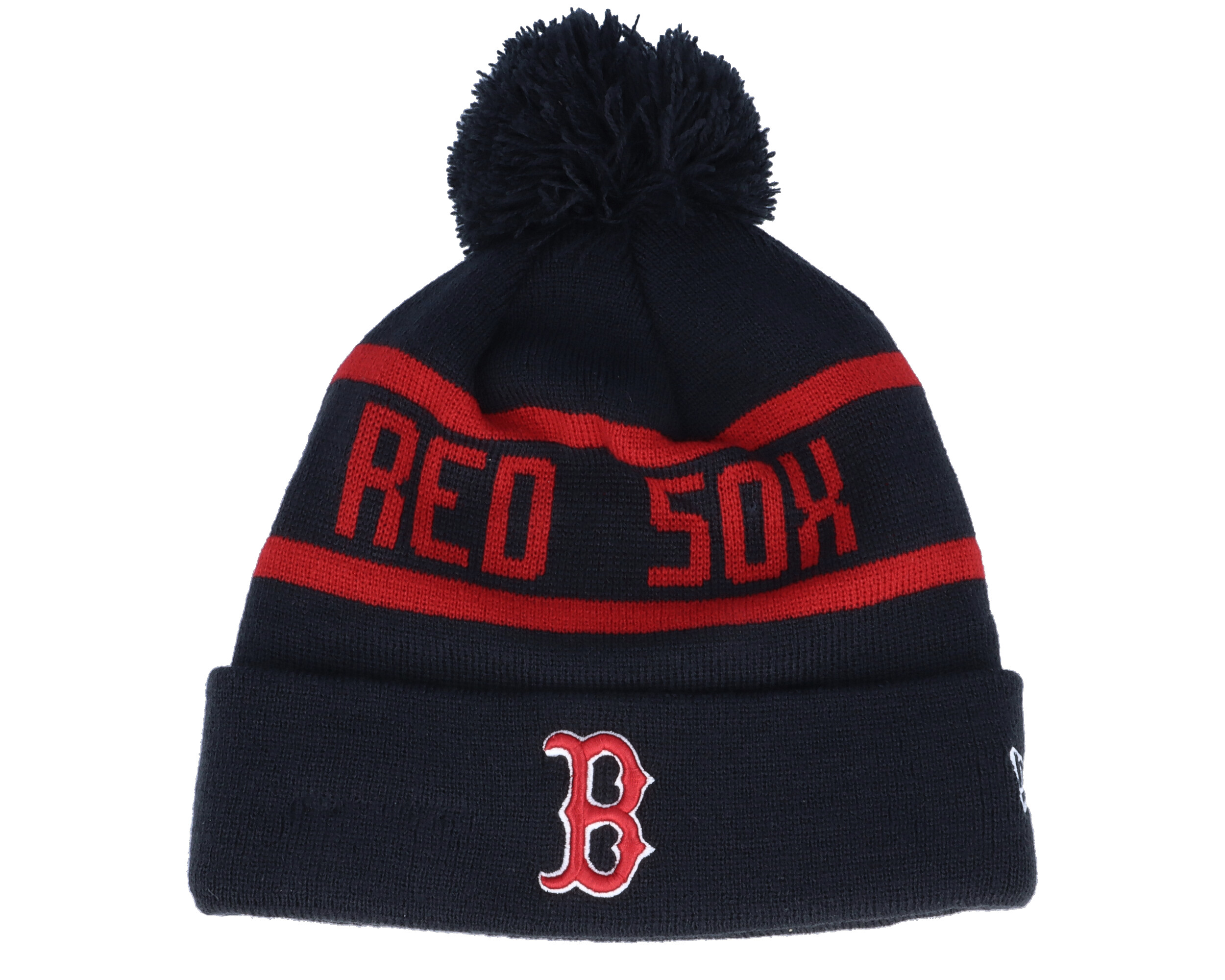 Boston Red Sox Jake Cuff Beanie Navy Pom - New Era beanie ...