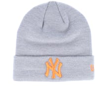New York Yankees Heather Essential Grey Cuff - New Era