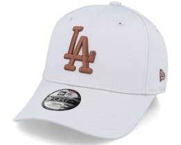 Kids Los Angeles Dodgers League Essential 9FORTY Stone/Brown Adjustable - New Era