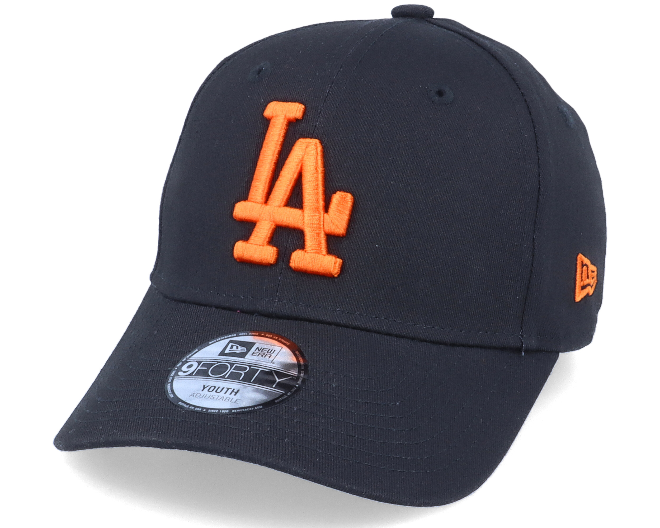 New Era 9Forty KINDER Cap Los Angeles Dodgers neon orange 