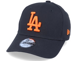 Kids Los Angeles Dodgers League Essential 9FORTY Black/Neon Orange Adjustable - New Era