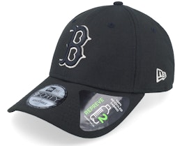 Boston Red Sox REPREVE® Black And Silver 9FORTY Black Adjustable - New Era