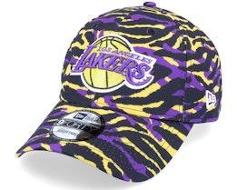 Los Angeles Lakers Print 9FORTY Camo Adjustable - New Era