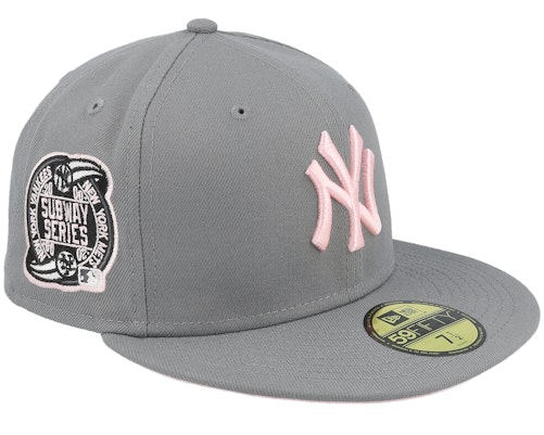 Yankees Fitted Cap Grey Brim Fitted Hats Red Yankees Fitted Grey