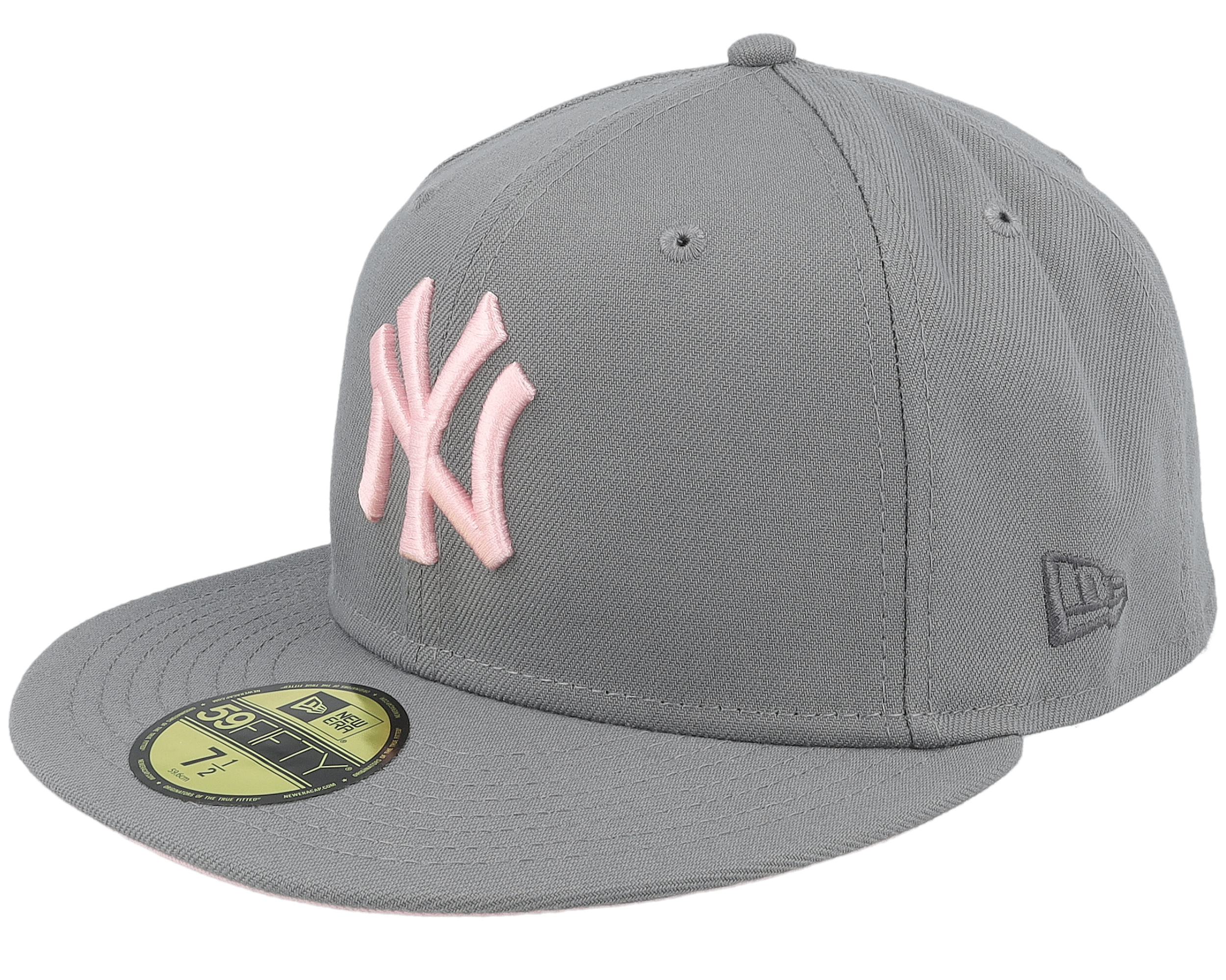 New York Yankees Chimney 59FIFTY Grey/Pink Fitted - New Era