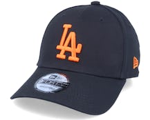 Los Angeles Dodgers League Essential 9FORTY Black/Orange Adjustable - New Era