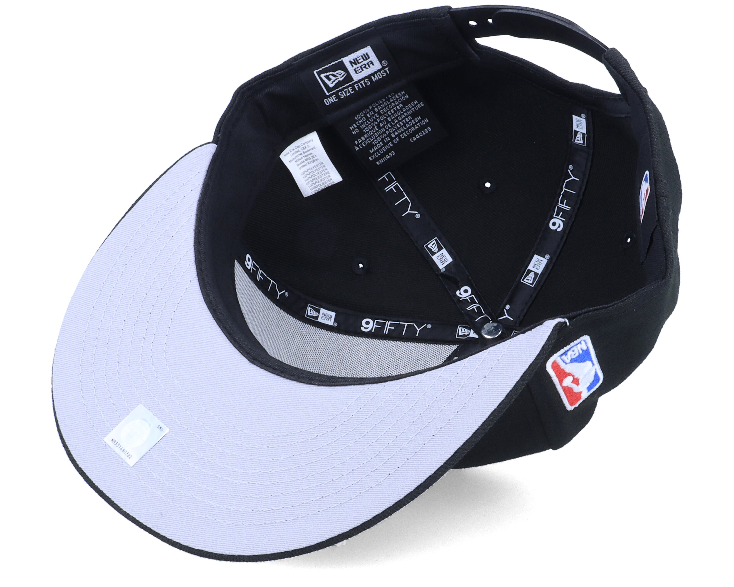 Brooklyn Nets NBA Script Up 9FIFTY Black Snapback