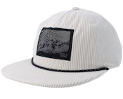 Packsaddle Corduroy Back Dark Stone Snapback